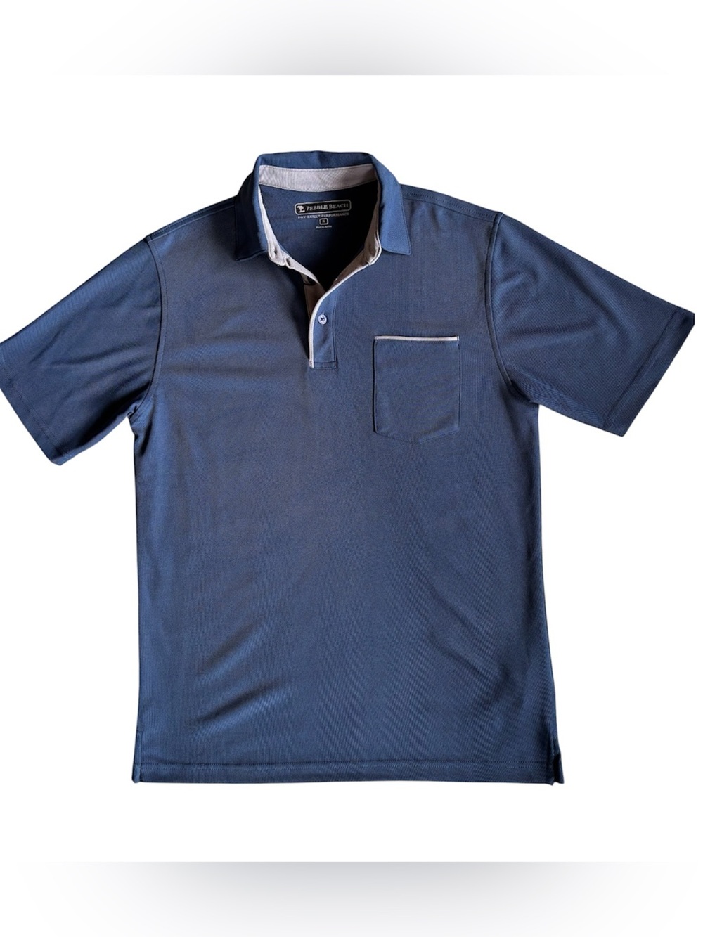 Men's Pebble Beach golf polo short sleeve shirt size small NWOT.